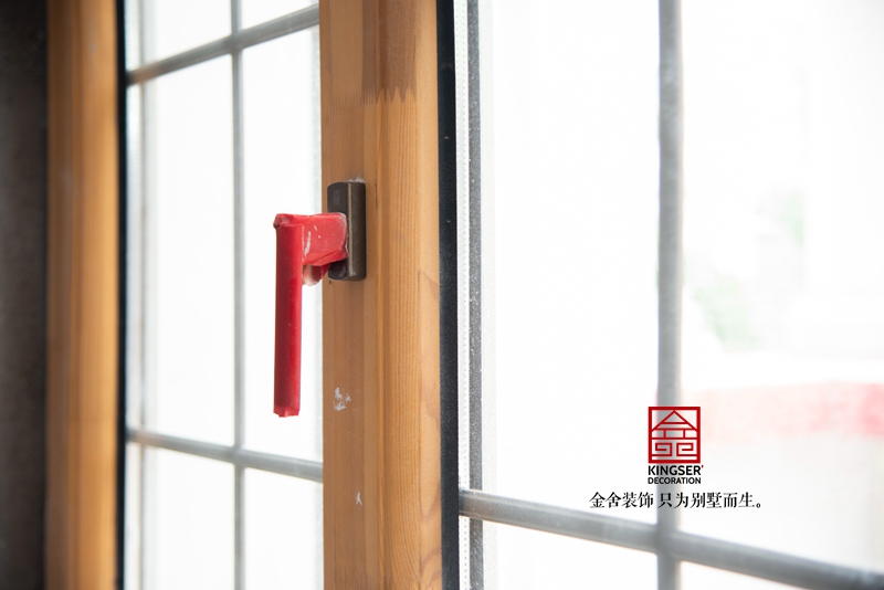 石家莊原河名墅別墅裝修施工現場