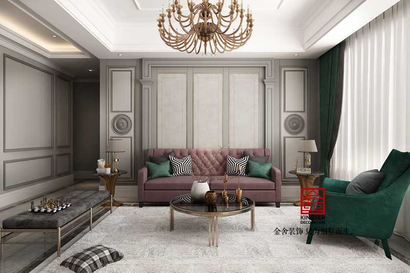 國賓壹號153平米美式風格裝修效果圖