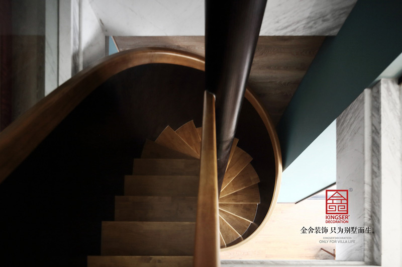 御河上院220平米裝修-輕奢風格-閣樓