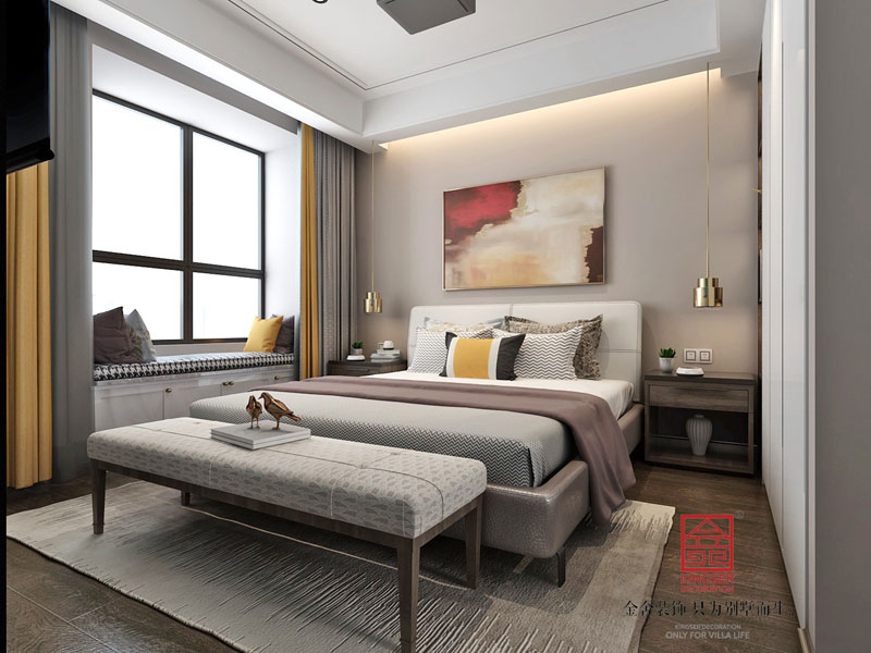 新源燕府276平現代極簡裝修效果圖