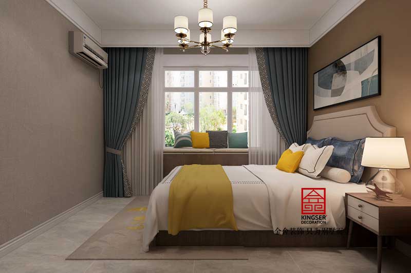 天山國賓壹號裝修-簡約風格-臥室