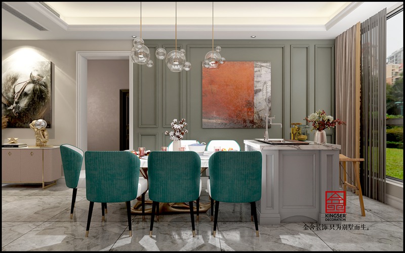 金悅府129平米現代輕奢裝修效果圖