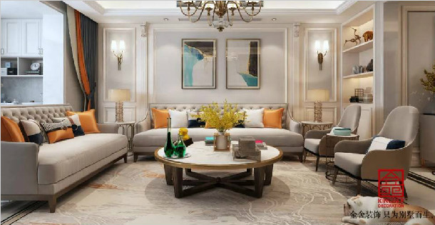 東南智匯城190平米現代輕奢風格裝修案例賞析