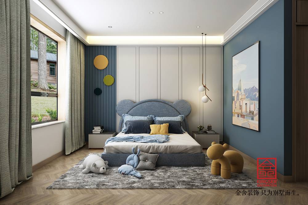 榮盛華府205平米裝修-現代風格-臥室