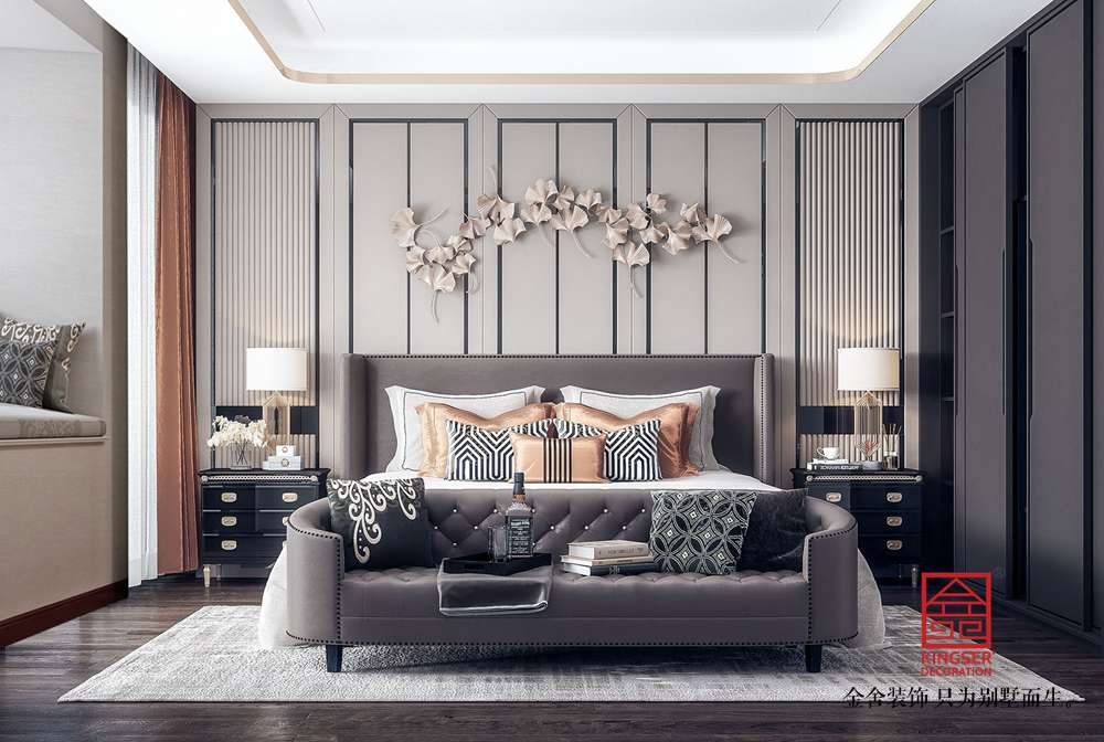 維多利亞三期206平米現代風格裝修-臥室