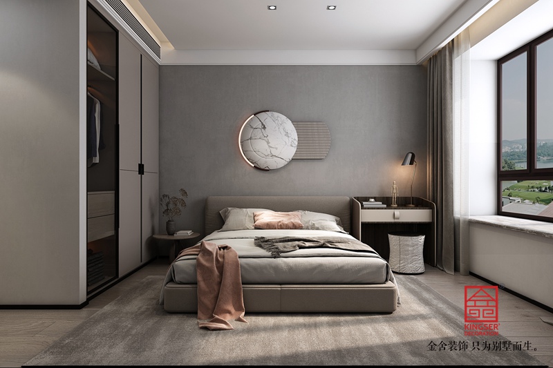 融創中心214平米裝修-簡約風格-臥室