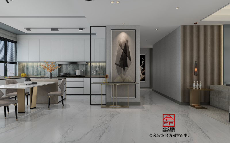 融創中心217平現代風格-玄關效果圖