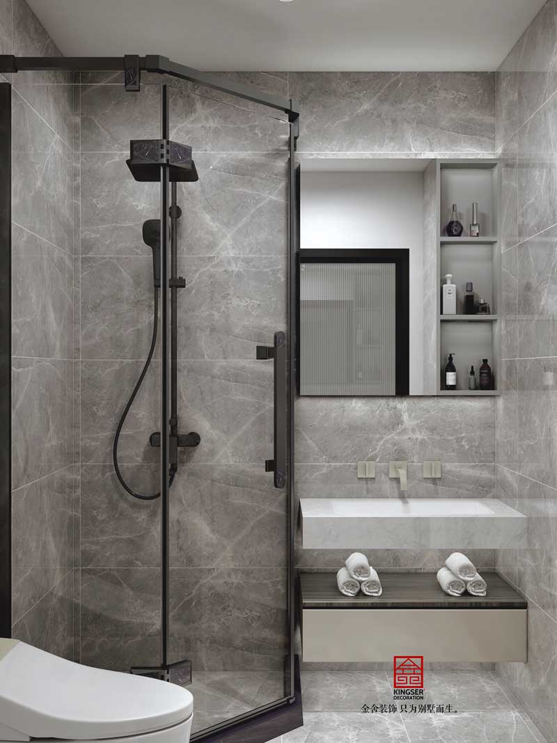 鉑宮后海180平現代輕奢風格效果圖