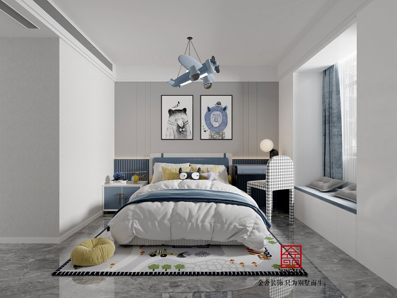 鉑宮后海180平現代輕奢風格效果圖