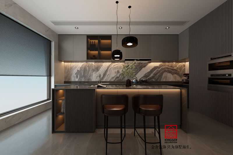 衡水南苑別墅裝修320平米現代風格效果圖