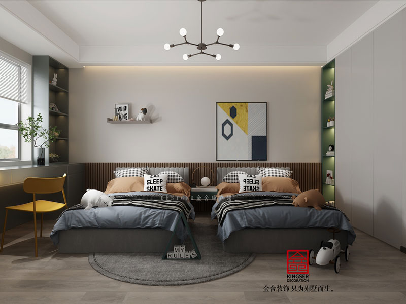 衡水南苑別墅裝修320平米現代風格效果圖