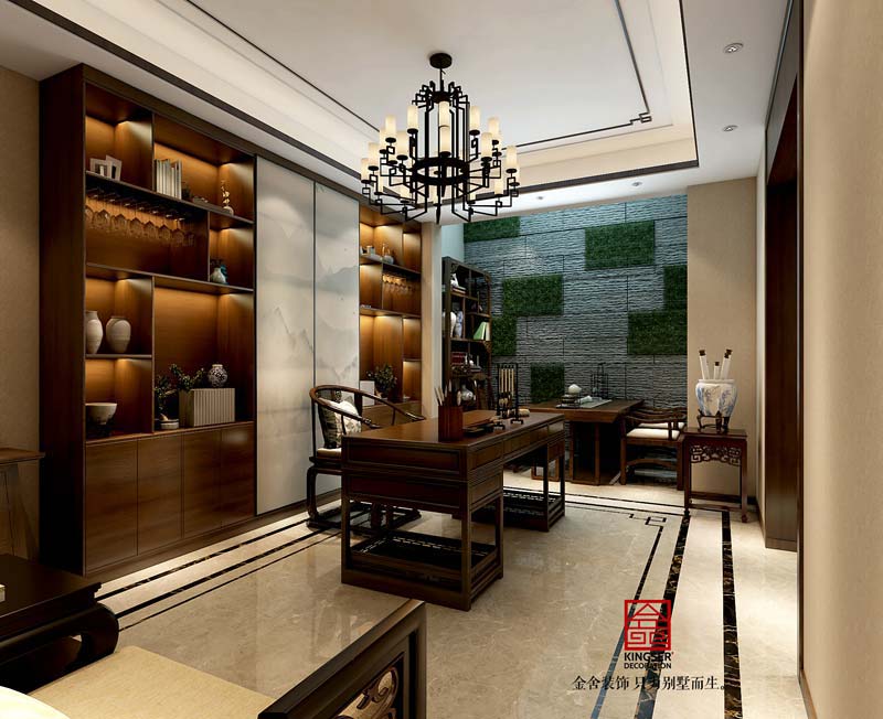 萬和原著下躍220平米新中式風格裝修設計