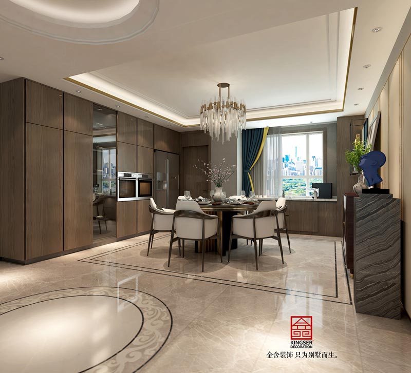 西美五洲260平米現代簡約風格裝修設計