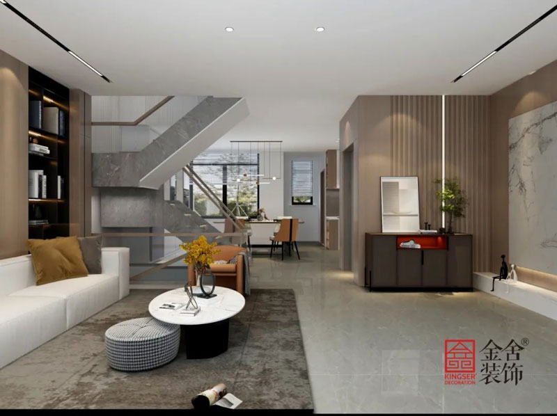 中央云著277㎡別墅裝修現代簡約效果圖