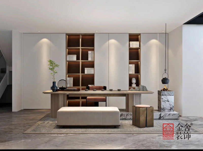 中央云著277㎡別墅裝修現代簡約效果圖