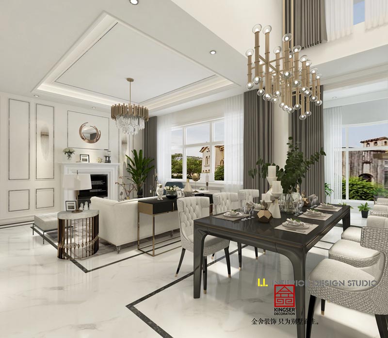 國賓壹號(hào)頂躍裝修效果圖