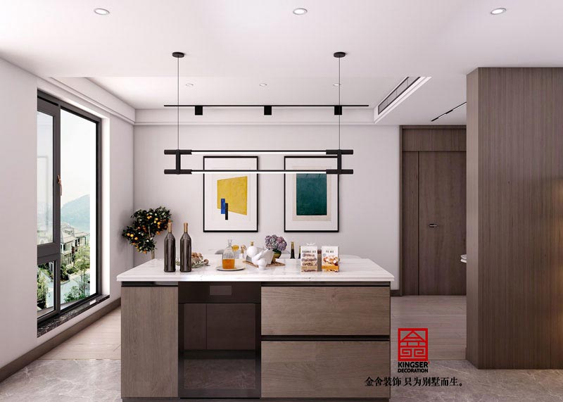 融創中心217平米-島臺效果圖