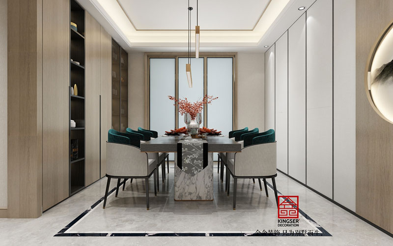 融創中心180平米新東方風格裝修效果圖