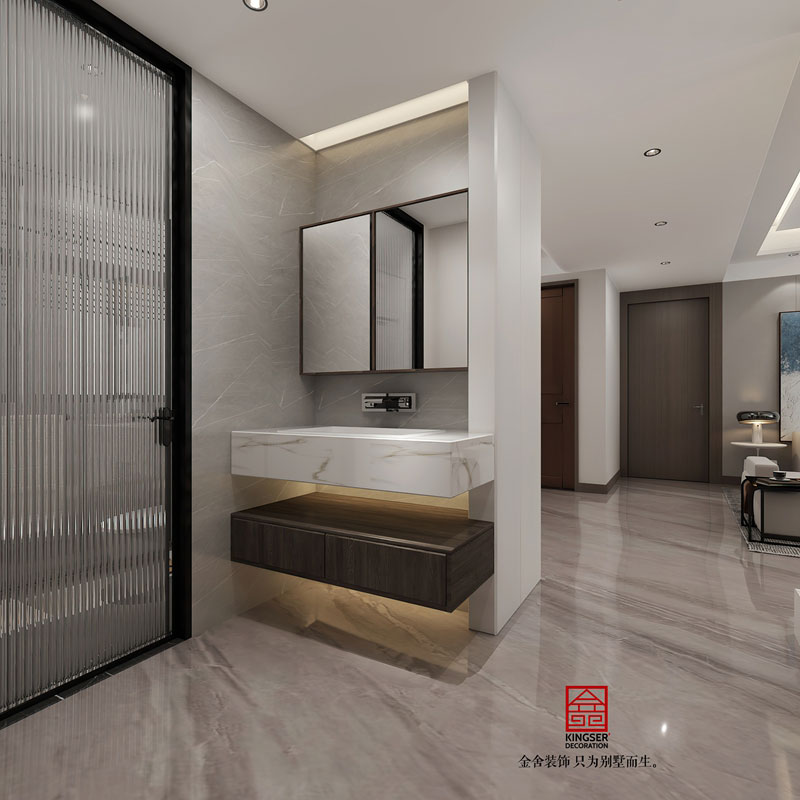 遠洋晟庭170平米現代輕奢裝修效果圖