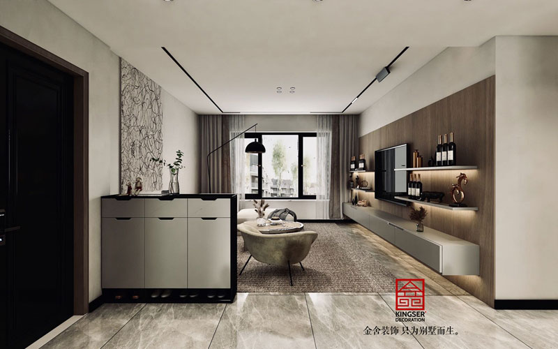 國赫天著130㎡現代簡約裝修設計