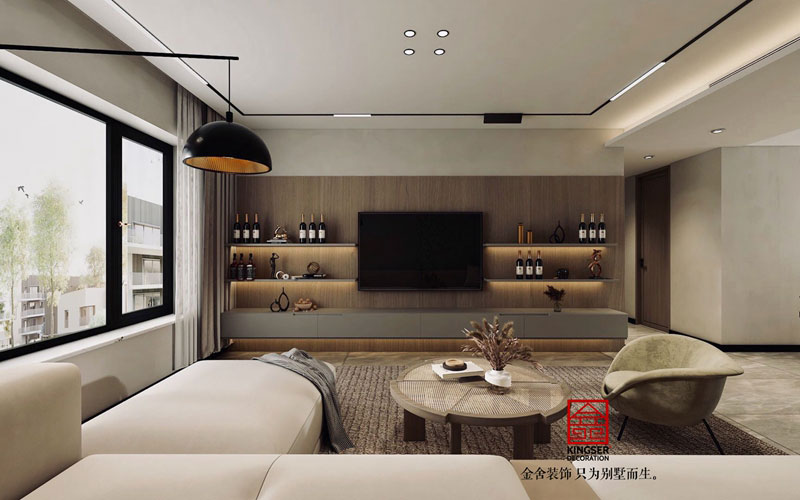 國赫天著130㎡現代簡約裝修設計