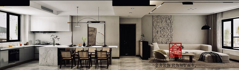 國赫天著130㎡現代簡約裝修設計