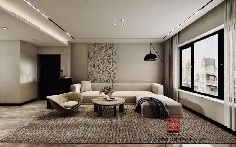 國赫天著130㎡現代簡約裝修設計