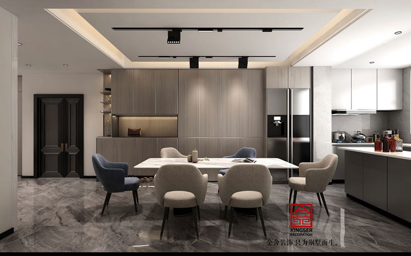融創中心180㎡裝修效果圖-餐廳