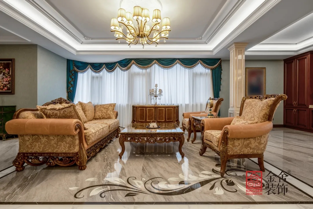 榮盛華府500㎡歐式風(fēng)格裝修實(shí)景圖