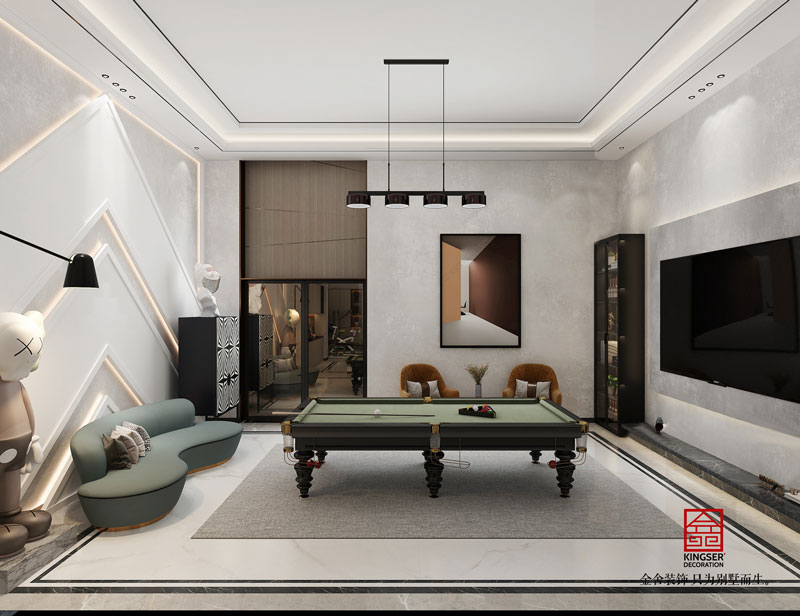 榮盛御府現(xiàn)代輕奢風格裝修設(shè)計