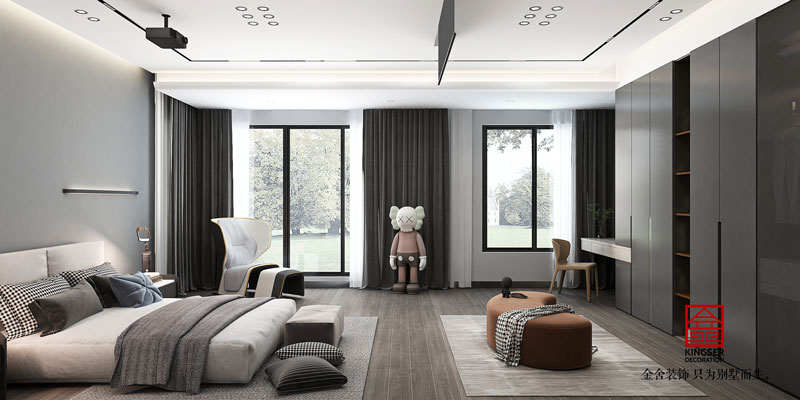 榮盛御府現(xiàn)代輕奢風格裝修設(shè)計