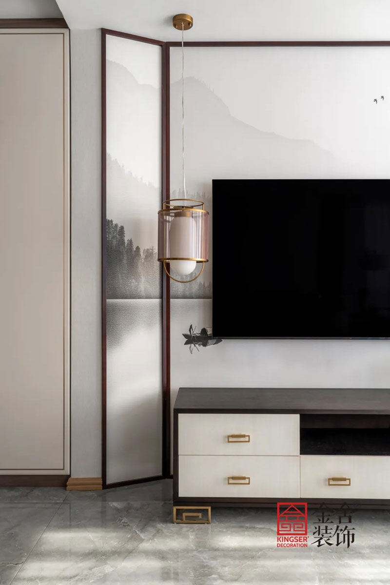 大者別墅裝修設計新中式風格實景圖