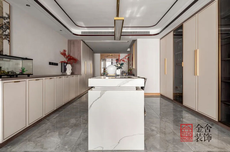 大者別墅裝修設計餐廳實景圖