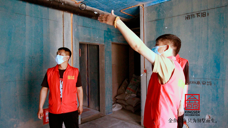 金舍裝飾董事長關注工程監督巡檢月