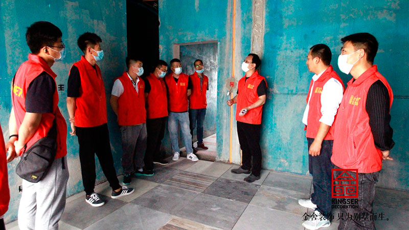 金舍裝飾董事長關注工程監督巡檢月