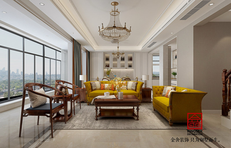 龍湖天宸原著客廳裝飾設(shè)計