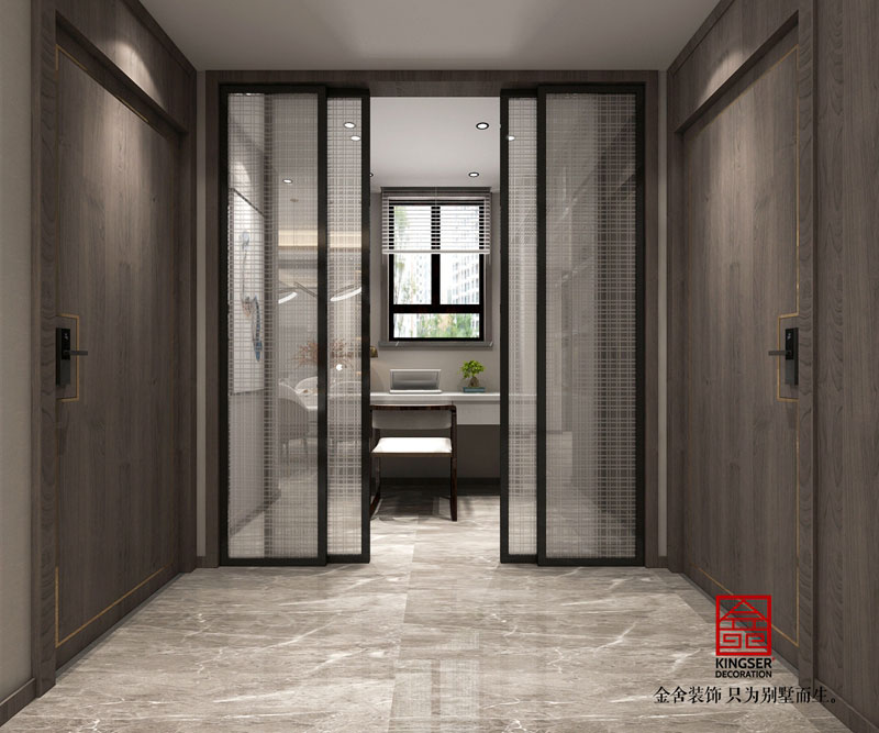 榮盛華府178平新中式風格裝修效果圖