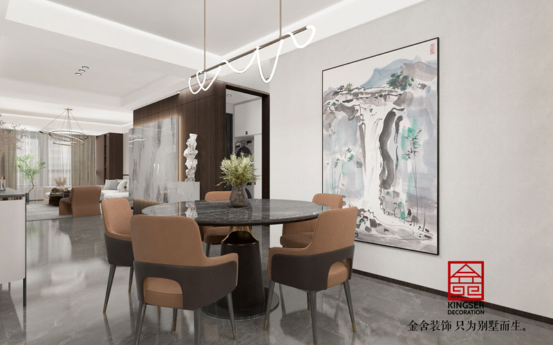 榮盛御府現代風格別墅裝修