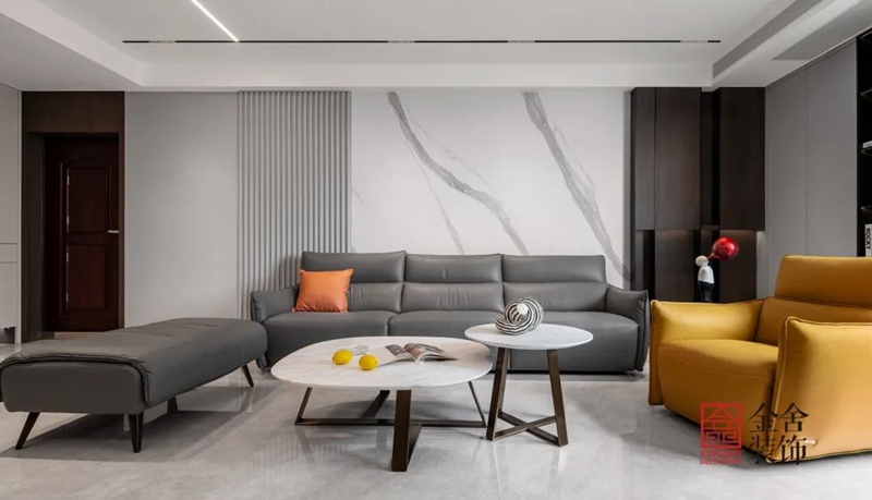 石家莊學校公寓裝修160㎡現代輕奢實景圖