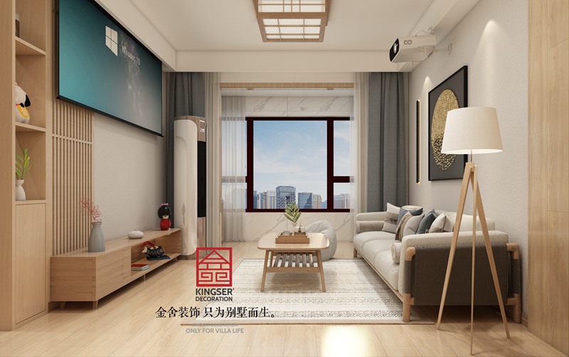 國赫天著裝修設計客廳效果圖