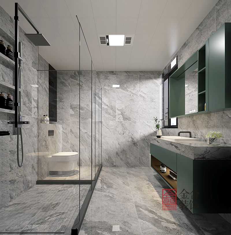 榮盛御府裝修歐式風格衛生間效果圖