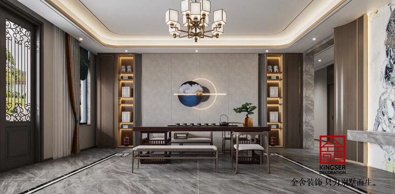 欒城自建別墅裝修設計輕奢風格效果圖