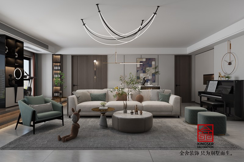 北城國際170㎡現代風格裝修設計