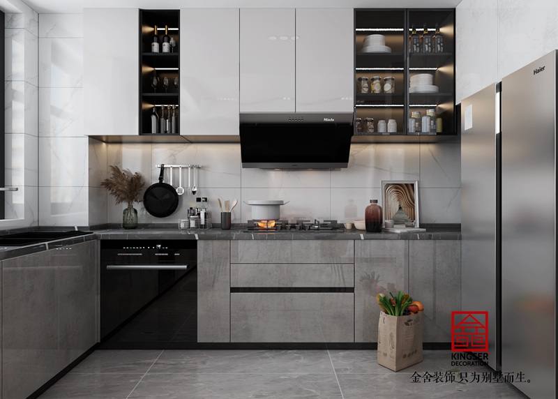 天洲視界城現代簡約裝修效果圖