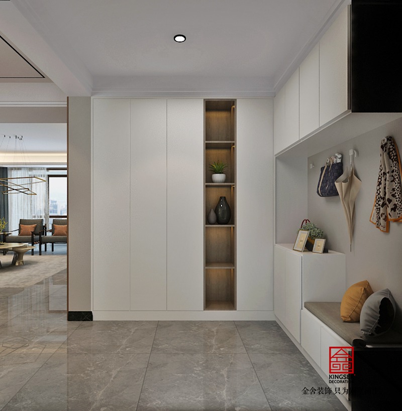 榮盛城210㎡現代簡約風格裝修效果圖