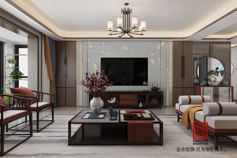 橄欖家園200平新中式裝修設計