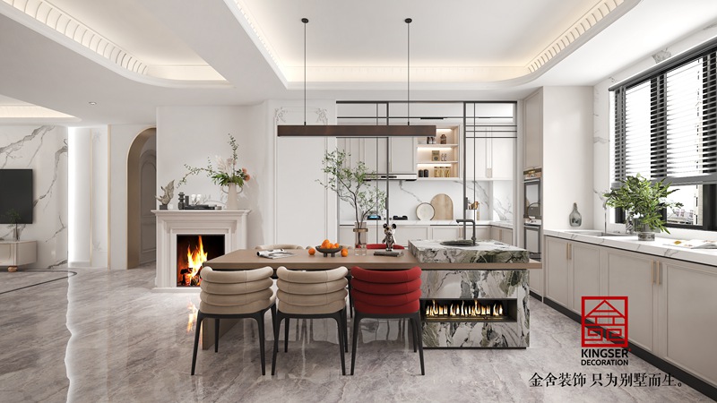 月晟天璽臺法式風格效果圖