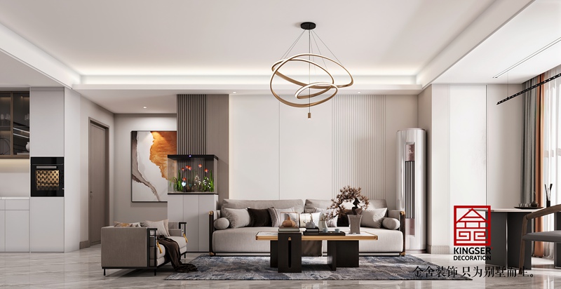 國仕山現代簡約裝修效果圖