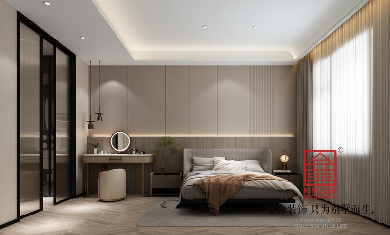 博星住宅樓260平現代風格裝修設計