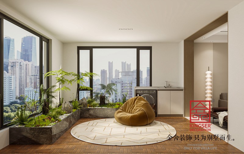 國仕山151平米現(xiàn)代風(fēng)格裝修設(shè)計